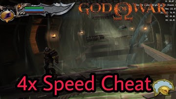 God Of War Speed Cheats on Aether SX2 PS2 Emulator