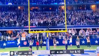 Raiders win in overtime vs. Dallas on Thanksgiving Day 2021