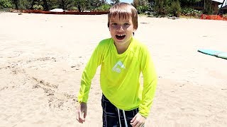 Surfing, Snorkeling and Body Boarding Kauai BEACH DAY / The Williams
