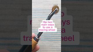 How to Use a Tracing Wheel #sewing