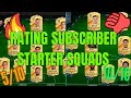 (ASMR) Rating My Subscribers' EA FC 24 Ultimate Team Starter Squads!
