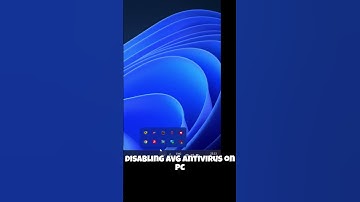 How to STOP AVG AntiVirus!(temporarily)