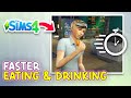 How to Download &amp; Install Faster Eating and Drinking Mod for The Sims 4 (Tuning Mod)