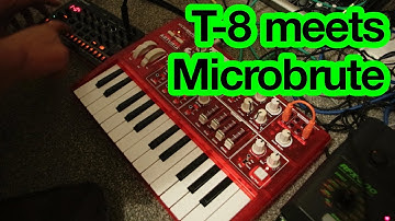 Roland T-8 meets the Arturia Microbrute