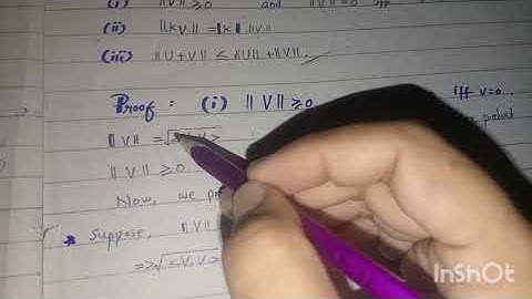 Lec:12#Mathematical method ,CHP no 6(vector spaces) Topic :Theorem of Norms.#bsmathematics.