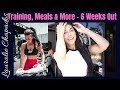 Olympia 2019 Prep Life - 6 Weeks out! My Meals & Glutes Workout | Lauralie Chapados