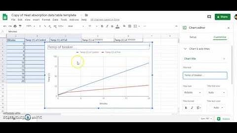 Google Sheets Tutorial-How to create and modify a line graph