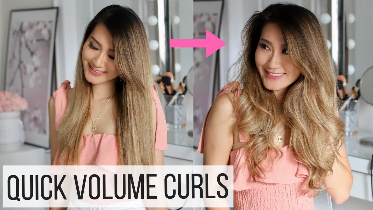 How to get voluminous curls for your hair!