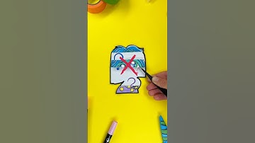 Try to Solve Amazing Paper Craft Puzzle with Envy by Inside out 2 ✨#insideout #envy #papercraft #diy