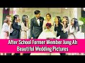 Former after school member jung ah beautiful wedding pictures  congratulatory posts