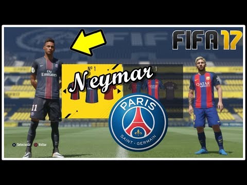NEYMAR NO PSG (FIFA 17 ) - YouTube