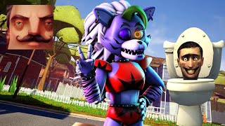 Hello Neighbor - New Neighbor Big Roxy (Roxanne Wolf) FNAF Security Breach Act 2 Random Gameplay