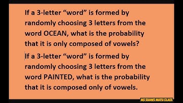 If 3-letter word is formed by random choosing what is probability that is only composed of vowels