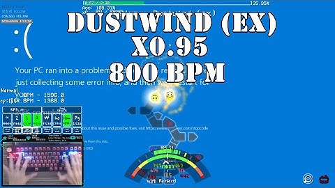 [lvl.19][ADOFAI Custom Clear][x0.95] Plum - Dustwind (ex) (map by clockwork)