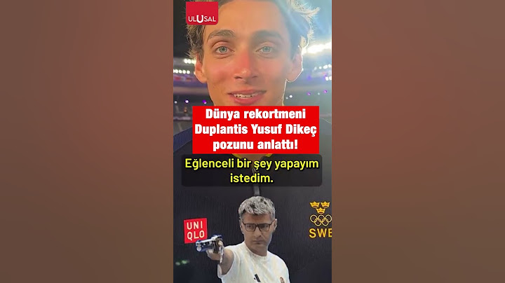 Dünya rekortmeni sırıkla atlamacı Duplantis Yusuf Dikeç pozunu anlattı #yusufdikeç #shorts #keşfet