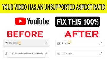 How to fix unsupported aspect ratio on YouTube | Your video has an unsupported aspect ratio