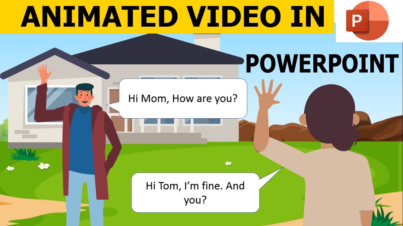 How I Create Animated Video Simple in PowerPoint - Make Animated  Conversation - YouTube