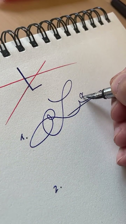 How to sign the letter L?❤️