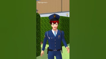 Police Zombie Bites Yuta, Mio ​​Looks For Him #sakuraschoolsimulator #shorts