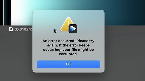 GoPro Corrupted File SOLVED - For Large (5K) Videos on Mac