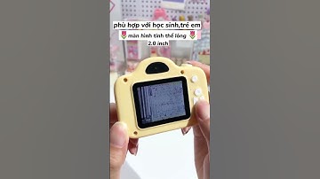 Máy ảnh mini siêu cute #review #trending #foryou #cute