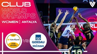 Vakifbank Spor Kulubu (TUR) vs. Gerdau Minas (BRA) - Match Highlights | Club World Champs 🏐🌎