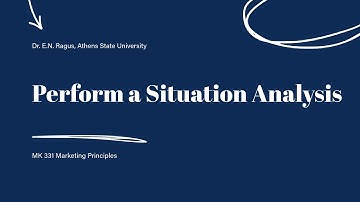 Perform a Situation Analysis | MK 331