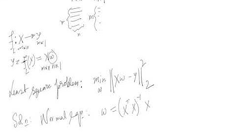 Deriving the Normal Equation for Least Squares