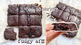 low calorie brownie recipe! (healthy & easy)