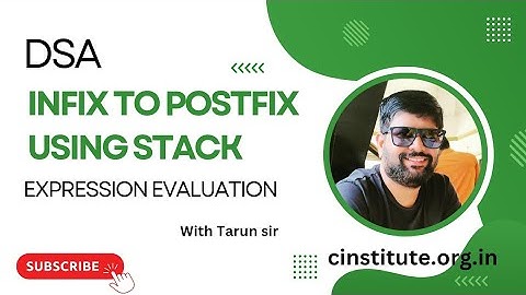 Infix to Postfix Conversion Using Stack | Expression Evaluation in Data Structures