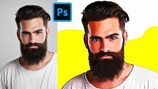 How to Convert Photos into Cartoon Effect - Photoshop Tutorial screenshot 4