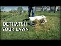 How To DETHATCH And FIX Your LAWN
