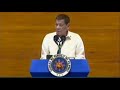 President Duterte delivers his fifth State of the Nation Address (SONA) on July 27, 2020