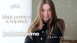 ASMR suomi - joulukokoelma🎄 höpöttely, lahjaideat, venäläiset perinteet