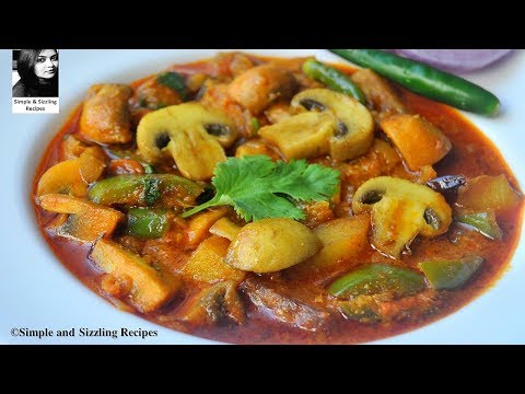 মাশরুম কষা | Mushroom Kosha | Spicy Mushroom Masala Recipe | Bengali Style Mushroom Curry Recipe