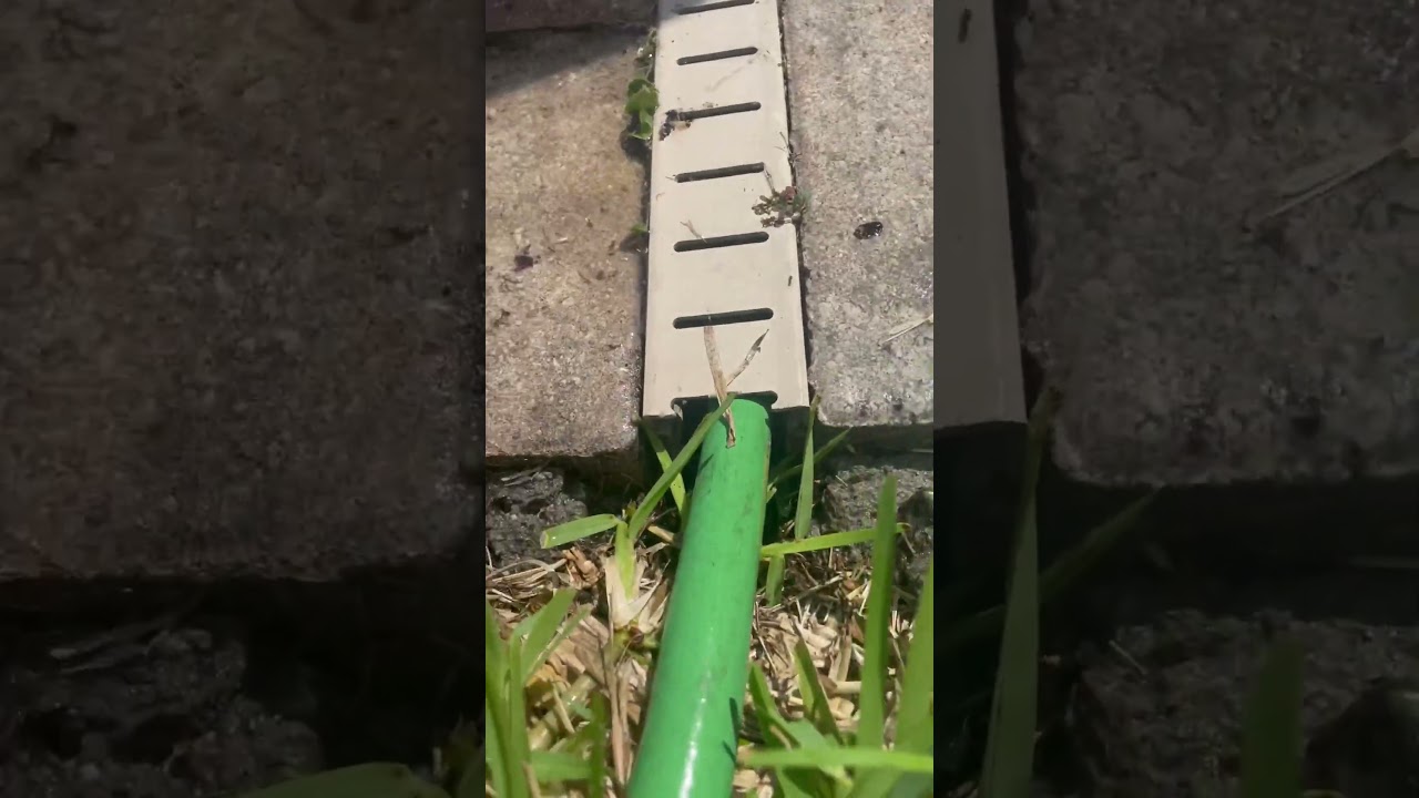 How to clean my clean my pool deck drains! 