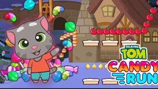 FUN!RUN! TALKING TOM CANDY RUN | NEW CANDY WORLD| iOS, Android Gameplay#36 screenshot 4