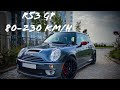 Mini Cooper S R53 JCW GP Night Run POV 80-230 Km/h