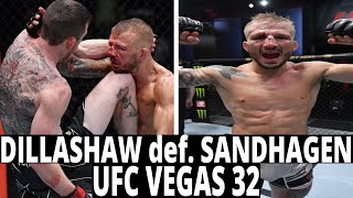 TJ Dillashaw defeats Cory Sandhagen | UFC Vegas 32 Results | UFC Fight of the Year Candidate