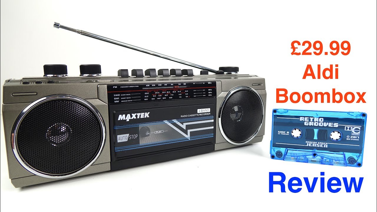  Update New Aldi Specialbuys - Cassette Boombox Review (8 Jun 17)
