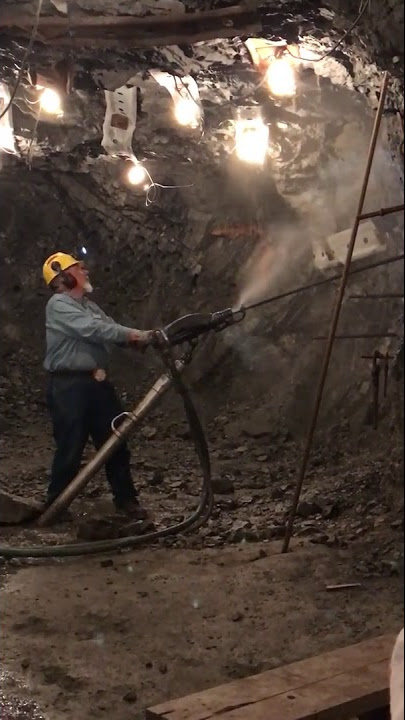 Jackleg Drilling inside mine