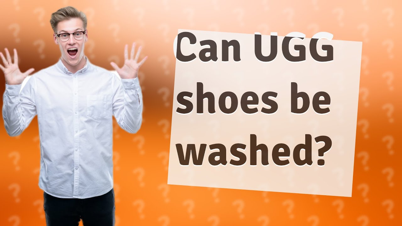 Can UGG shoes be washed? YouTube