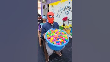 exciting pour challenge 10,000 multi color ping pong ball for entertainment #shorts