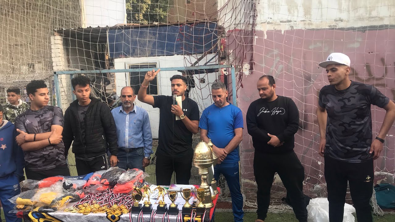 من نهائي الدوري الرمضاني في ملعب مانشستر منطي شبرا الخيمة كابتن عبدالصبور