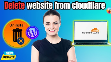 How to delete website from cloudflare 2025 | Full Guide