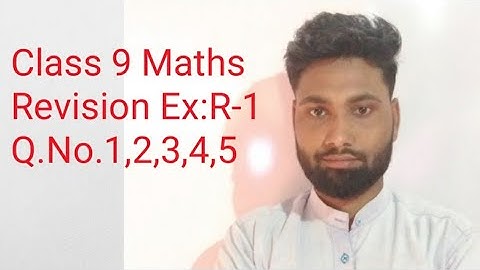 Class9 Maths Revision Ex:R-1Q.No.1,2,3,4,5 solution in English and assamese |All Star coaching |SEBA