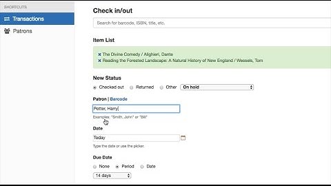 Tiny Tutorial: Check In/Out