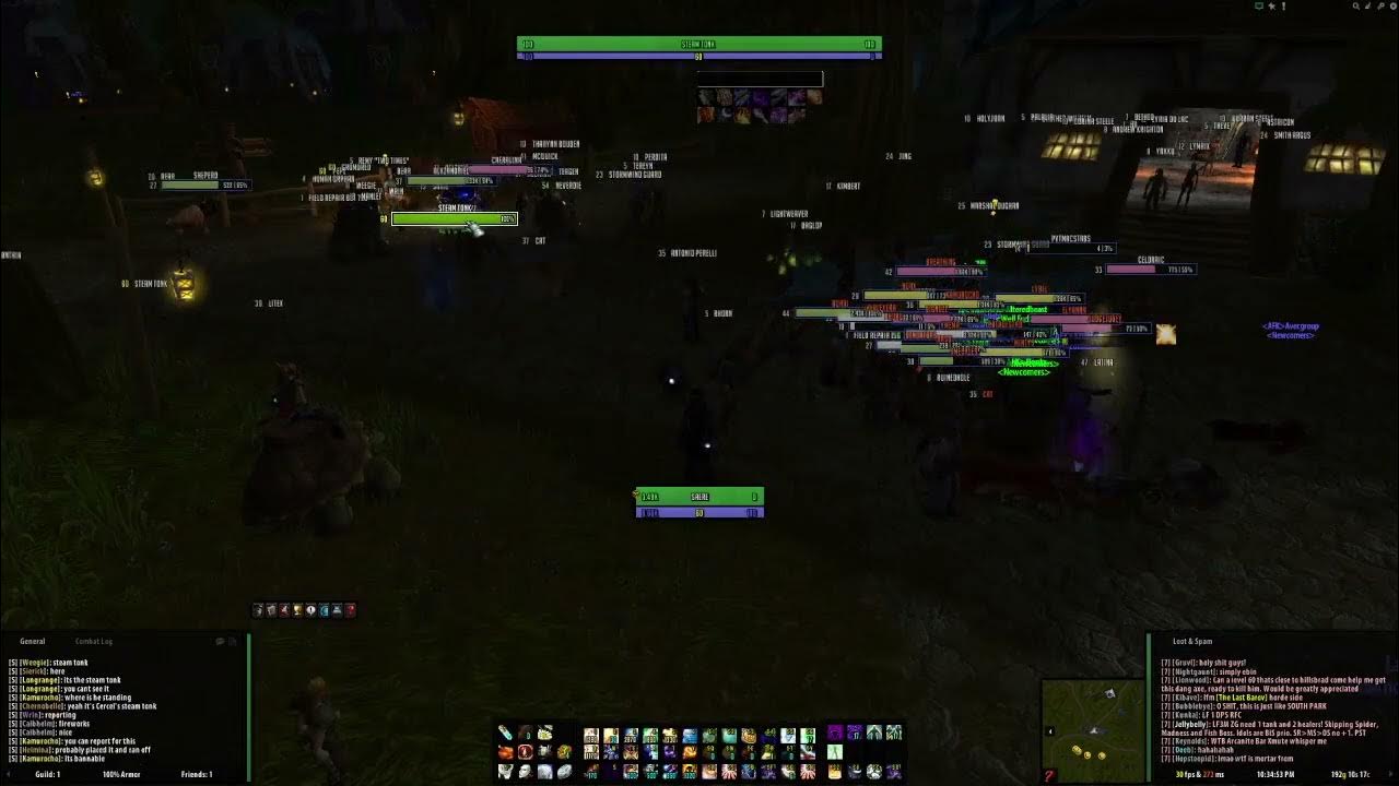 Turtle WoW Steam Tonk Tienneman Square YouTube