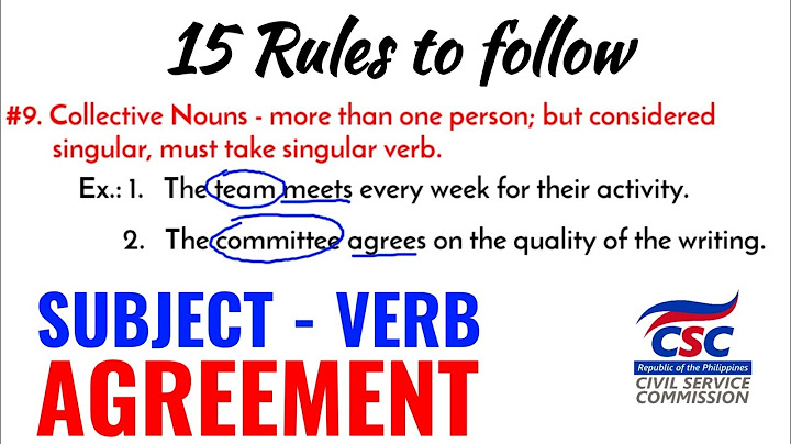 15 Rules of Subject-Verb Agreement | Simplified - DayDayNews