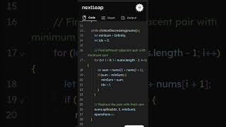 Minimum Operations to Make Array Non-Decreasing | Greedy Adjacent Merge Problem | JavaScript
